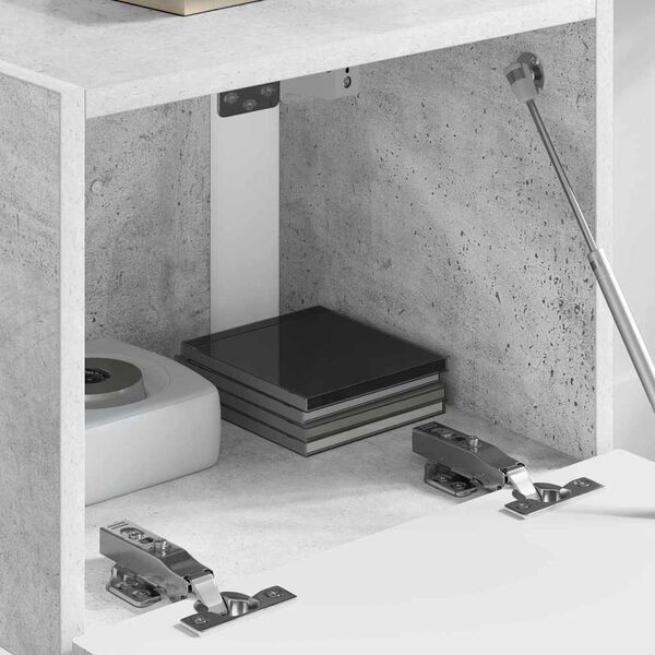 vidaXL TV Veggskap Veggmontert Betong 60 x 31 x 29.5 cm Konstruert tre