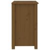 vidaXL Nattbord 2 stk honningbrun 50x35x61,5 cm heltre furu