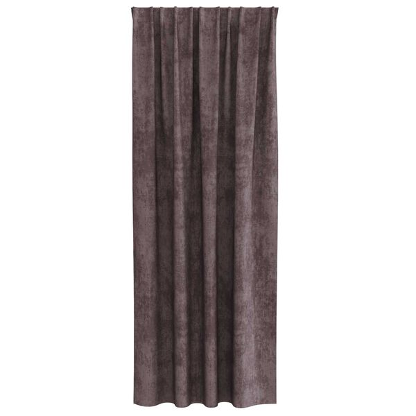 vidaXL Fl&oslash;yel Gardiner med gardiner 2 pcs Brun 245 x 140 cm Fl&oslash;yel