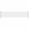 vidaXL Uttrekkbar sidemarkise 140x600 cm kremhvit