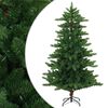 vidaXL Kunstig juletre 120 cm PVC og metall Gr&oslash;nn