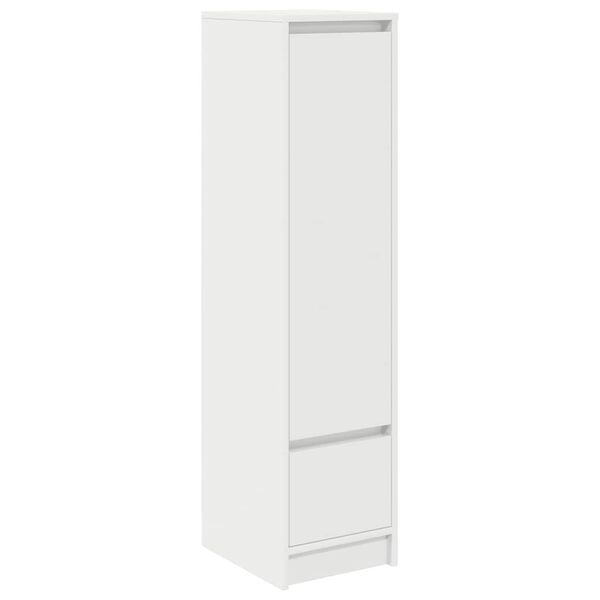vidaXL Highboard hvit 29,5x34x119,5 cm konstruert tre