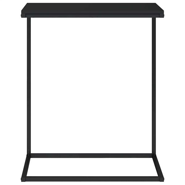 vidaXL Sidebord svart 55x35x66 cm konstruert tre