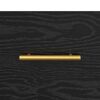 vidaXL Nattbord med skuff 2 pcs Svart 40 x 35 x 47,5 cm Konstruert tre
