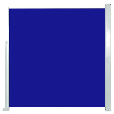 vidaXL Uttrekkbar sidemarkise 140 x 300 cm blå