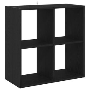 vidaXL Bokhylle Svart Eik 68,5 x 32 x 68,5 cm