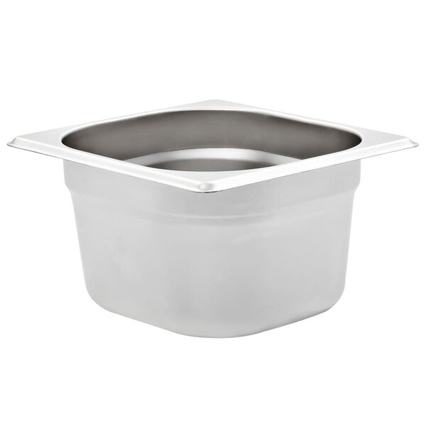 vidaXL Gastronormbeholdere 12 stk GN 1/6 100 mm rustfritt stål