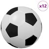 vidaXL Bordfotballer 12 pcs Hvit 3,6 x 3,6 cm Polypropen