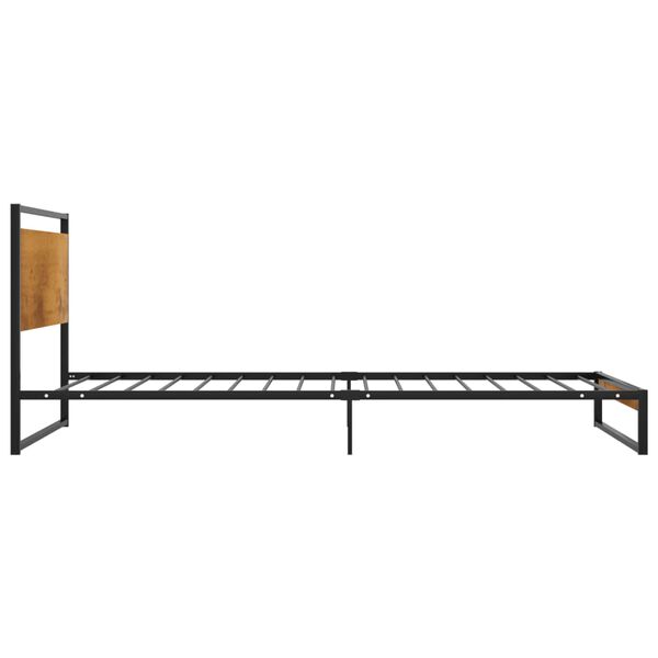 vidaXL Sengeramme metall 100x200 cm