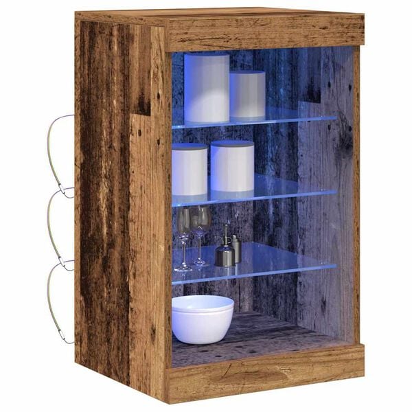 vidaXL Serviesskap Gammelt tre 41 x 37 x 67 cm Konstruert tre