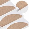 vidaXL Selvklebende trappematter 30 stk beige 65x22,5x3,5 cm