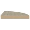 vidaXL Flytende vegghyller 4 stk eik 35x35x3,8 cm MDF
