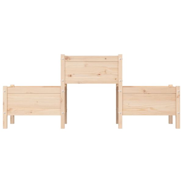 vidaXL Plantekasse 178,5x44x75 cm heltre furu
