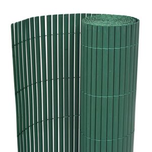 vidaXL Dobbelsidet hagegjerde PVC 90x300 cm gr&oslash;nn