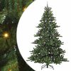 vidaXL Kunstig sammensatt juletre med 300 LED gr&oslash;nn 240 cm PVC og st&aring;l