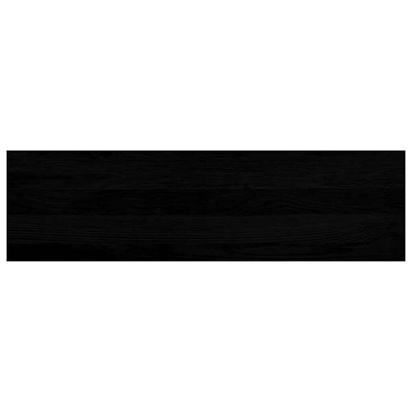 vidaXL Trappetrinn 8 stk m&oslash;rkebrun 90x30x2 cm heltre eik