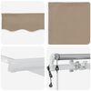 vidaXL Innvendbar Markise 400 × 300 cm Beige