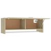 vidaXL Garderobe sonoma eik 100x32,5x35 cm konstruert tre