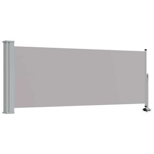 vidaXL Uttrekkbar sidemarkise 100 x 300 cm gr&aring;