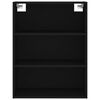 vidaXL Highboard svart 69,5x34x180 cm konstruert tre
