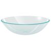 VidaXL Basin Herdet Glass 42 cm Gjennomsiktig