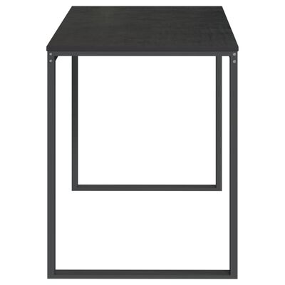 vidaXL Databord svart 110x60x73 cm sponplate