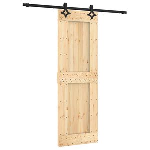 vidaXL Skyved&oslash;r 70 x 210 cm Massiv Furu Tre (Ubehandlet)