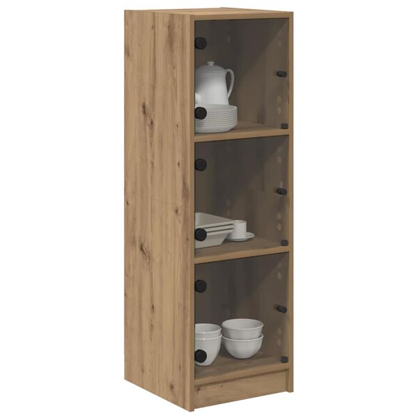 vidaXL H&oslash;yskap Artisan Eik 35 x 37 x 109 cm Konstruert tre