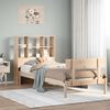 vidaXL Seng med bokhylle uten madrass 90x200 cm heltre furu