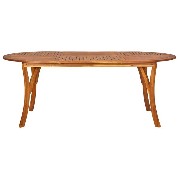 vidaXL Utend&oslash;rs spisestue 7 deler beige