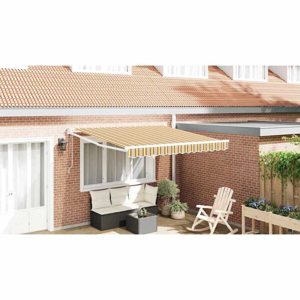 vidaXL Innvendbar Markise Flerfarget 300 x 250 cm stoff