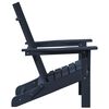 vidaXL Folding Adirondack Stol Havblå 74.5 x 80.5 x 90cm HDPE