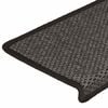 vidaXL Selvklebende trappematter sisal 30 stk 65x21x4 cm antrasitt