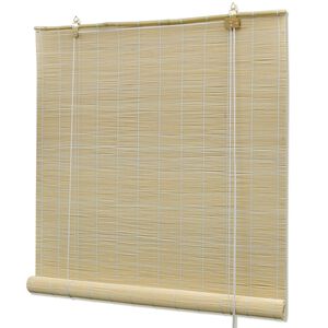 vidaXL Rullegardin bambus 100x220 cm naturell