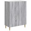 vidaXL Serviesskap Gr&aring; sonoma 66 x 34,5 x 90 cm Konstruert tre