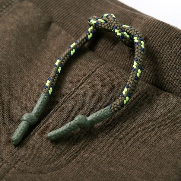 Joggebukser for barn kaki melert 104