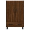 vidaXL Highboard brun eik 69,5x31x115 cm konstruert tre