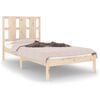vidaXL Sengeramme heltre furu 90x190 cm Single