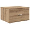 vidaXL Skrivebord Artisan Eik 131,5 x 50 x 106,5 cm Konstruert tre