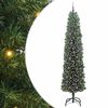 vidaXL Kunstig juletre med 300 LED gr&oslash;nn 240 cm PVC og st&aring;l og plast