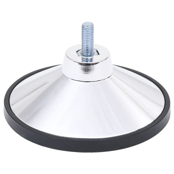 vidaXL Fotballbordføtter 4 stk krom M10