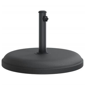 vidaXL Parasollfot for &Oslash;32/35/38 mm stenger 25 kg rund