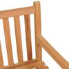 vidaXL Hagespisegruppe 4 deler heltre teak