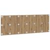 vidaXL Veggmontert hodegavl artisan eik 240x1,5x80 cm konstruert tre