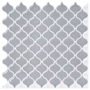 vidaXL Lanterne Flis 50 stk. Gr&aring; 27 x 27 cm Polyuretan og PET
