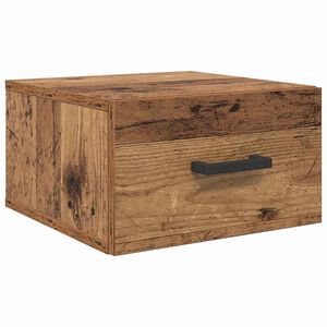 vidaXL Nattbordskap Gammelt tre 35 x 35 x 20 cm Konstruert tre