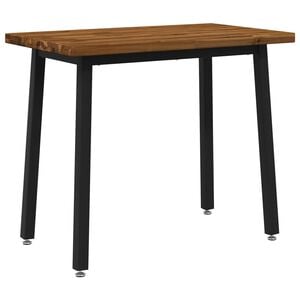 vidaXL Firkantet spisebord 90 x 55 x 75 cm Solid akasietre