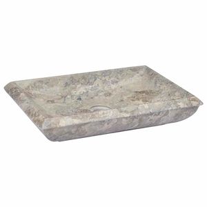 vidaXL Vask 50x35x10 cm marmor gr&aring;