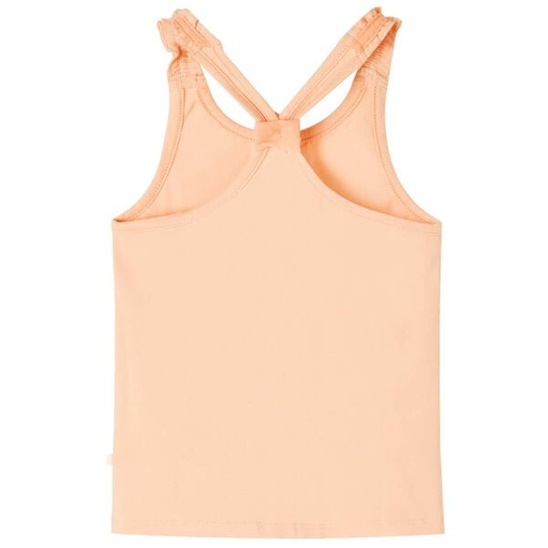 Singlet for barn lyseoransje 104