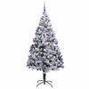 vidaXL Kunstig juletre med 300 LED grønn 210 cm PVC og Stål og Plast